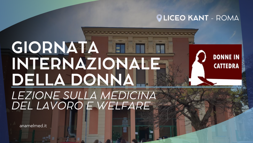 Per la Giornata Internazionale della donna, A.NA.ME.L. ha partecipato a “Donne in cattedra” al Liceo Kant di Roma
